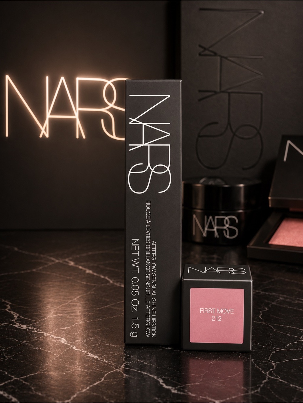 NARS Afterglow Sensual Shine Lipstick — First Move (212) Pink